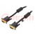 Cable; D-Sub 15pin HD plug,both sides; black; 25m; Core: Cu