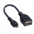 VALUE USB 2.0 Kabel, USB 2.0 Typ Micro B - Typ A BU, OTG, 0,15 m