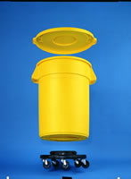 Deckel zu Brute ® Container 2620 , gelb