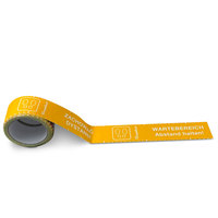 Coroplast Smart Distancing Tape, 4-Sprachig, Abstand halten, Länge: 25 m Version: 02 - gelb - WARTEBEREICH – Abstand halten!
