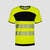 Korntex EOS HiVis T-Shirt mit schwarzer Brust Signalgelb, Größen: S - 3XL Version: S - Größe: S
