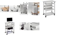 DURABLE PC-Arbeitsplatz SYSTEM Computer Trolley 75 VH (9372010)