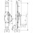 Skizze zu HFS Zahnstangenwinde MJ-5 Tragkraft 5000 kg