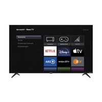 Sharp 50GJ4225E 50" UHD Roku Smart TV schwarz