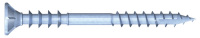 Schraubengrafik - Distanzschrauben HOLZ-HOLZ, TX 25, Kerbspitze Stahl verzinkt Blau chromatiert