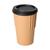 Artikelbild Gobelet à café cannelé "ToGo", 300 ml, marron constant/noir