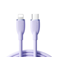 JOYROOM 30W USB-C TO LIGHTNING COLORFUL SILICONE FAST CHARGING CABLE 1.2M - PURPLE SA29-CL3L