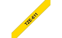 TZe-Schriftbandkassetten TZe-611, schwarz auf gelb Bild1