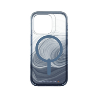 GEAR4 D3O Milan Snap Apple iPhone 14 Pro Blue Swirl