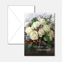 Natur Verlag Bouquet weisse Rosen