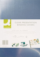 Q-CONNECT KF32121 Umschlag A4 Polyvinylchlorid (PVC) Transparent 100 Stück(e)
