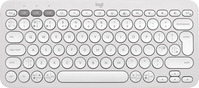 Logitech Pebble Keys 2 K380s Tastatur RF Wireless + Bluetooth QWERTY UK Englisch Weiß