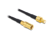 DeLOCK 88732 coax-kabel RG-174 0,5 m SMB Zwart