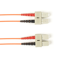 Black Box 1m SC-SC InfiniBand/fibre optic cable OM1 Meerkleurig, Oranje