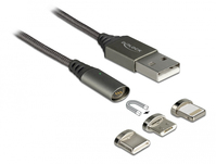 DeLOCK 85705 USB cable 1 m USB 1.0 USB A Anthracite