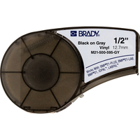 Brady People ID M21-500-595-GY etichetta per stampante Grigio Etichetta per stampante autoadesiva