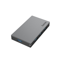 Hama 00200115 interface hub USB 3.2 Gen 1 (3.1 Gen 1) Type-A 5000 Mbit/s Anthracite, Grey
