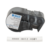 Brady MC-250-7641 printer label Black, White Self-adhesive printer label