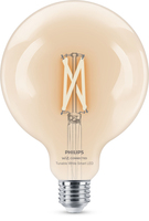 Philips LED Lampadina Smart Filament Dimmerabile Luce Bianca da Calda a Fredda Attacco E27 60W Globo