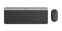 Logitech MK470 teclado Ratón incluido RF inalámbrico Eslovaco Grafito