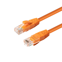 Microconnect MC-UTP6A075O kabel sieciowy Pomarańczowy 7,5 m Cat6a U/UTP (UTP)
