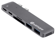 eSTUFF ES84122-GREY hálózati csatlakozó USB 3.2 Gen 1 (3.1 Gen 1) Type-C 5000 Mbit/s Szürke