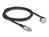 DeLOCK 80025 Lightning-kabel 1 m Zwart, Zilver