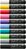 STABILO FREE Acrylic Marker Meißel Schwarz