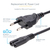 StarTech.com 1m (3ft) Laptop Power Cord, EU Plug to C7, 2.5A 250V, 18AWG, Laptop Replacement Cord, Printer Power Cable, Laptop Charger Cord, Laptop Power Brick Cord - UL Listed