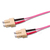 Uniformatic 21301 InfiniBand/fibre optic cable 1 m SC OM4 Rose