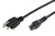 Microconnect PE110830 electriciteitssnoer Zwart 3 m Netstekker type B C5 stekker