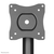 Neomounts NS-DPOS100BLACK asztali TV konzol 81,3 cm (32") Fekete