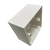 Tripp Lite N042U-MB1 Single-Gang Surface Mounting Box, UK Style, 86 x 86 x 47 mm, White