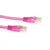 ACT IB4803 Netzwerkkabel Pink 3 m