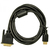 Akyga AK-AV-13 adaptador de cable de vídeo 3 m DVI-D HDMI tipo A (Estándar) Negro, Oro