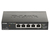 D-Link DGS-1100-05PDV2 łącza sieciowe Zarządzany Gigabit Ethernet (10/100/1000) Obsługa PoE Czarny