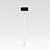 Bouncepad Floorstanding Slim | Apple iPad Mini 1/2/3 Gen 7.9 (2012 - 2014) | Black | Covered Front Camera and Home Button |