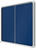 Nobo 1915335 tableau d'affichage Intérieure Bleu Aluminium