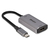 Lindy 43327 cavo e adattatore video 0,11 m USB tipo-C HDMI Nero, Grigio