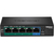 Trendnet TPE-TG52 łącza sieciowe Nie zarządzany Gigabit Ethernet (10/100/1000) Obsługa PoE Czarny