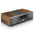 Lenco MC-175SI home audio system Home audio micro system 40 W Silver, Wood