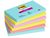3M 7100242784 zelfklevend notitiepapier Rechthoek Blauw, Groen, Roze 90 vel Zelfplakkend