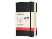 Agenda Moleskine Hardcover Pocket 1 Tag auf 1 Seite schwarz