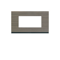 Plaque gallery 4 modules entraxe 57mm matiere grey wood (WXP4834)