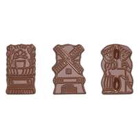 Schokoladen-Form - Spekulatius Vintage - Länge x Breite x Höhe 27,5 x 13,5 x 2,4 cm - Polycarbonat