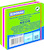 Mini kostka samoprzylepna DONAU, 50x50mm, 1x250 kart., neon-pastel, mix zielony