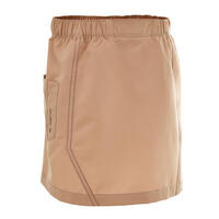 Hike 100 Girls' Hiking Skort - Beige - 5 Years Old