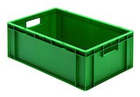 Transport-Stapelkasten TK 600/210-0, grün - aus Polypropylen (VPE 2 Stück)