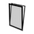 Kunststoff-Fensterrahmensystem / Plakatrahmen „Feko-Eco" für Schaufenster, 17 mm Profil | schwarz VE: 10 Stück