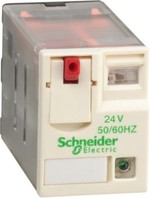 Miniaturrelais 4W 6A LED 24VAC RXM4AB2B7